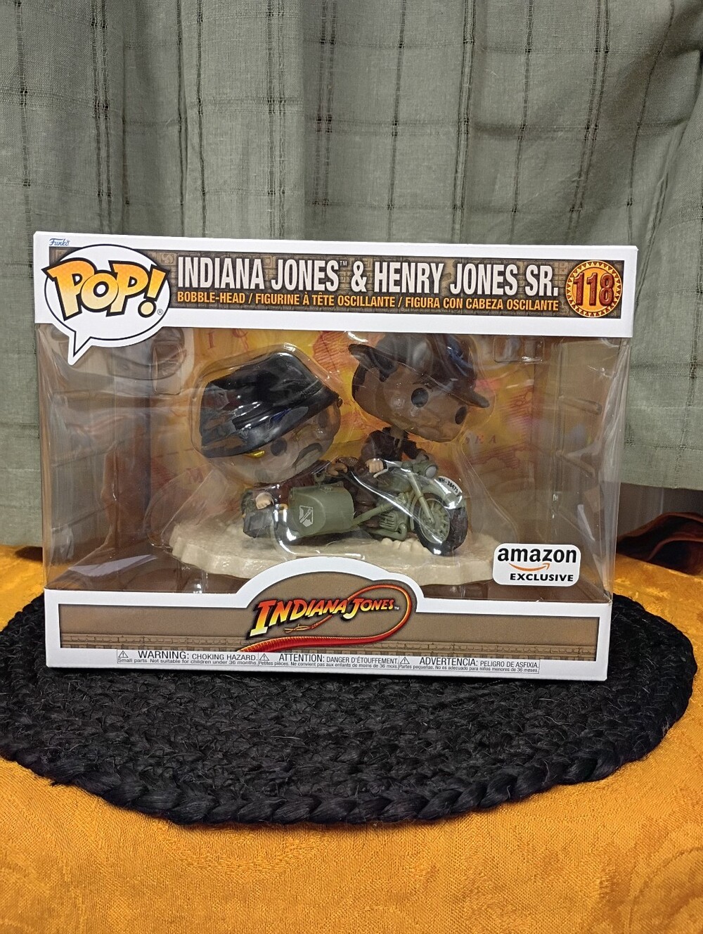 NIB Funko Pop! Rides: Indiana Jones & Henry Jones Sr - Amazon (Exclusive) #118